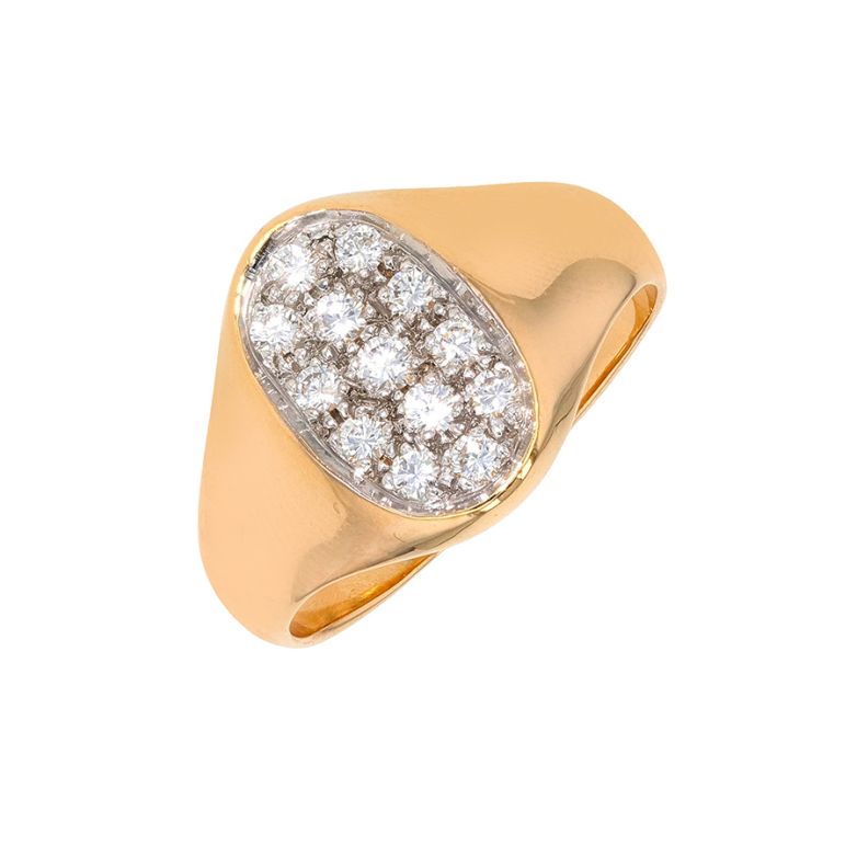 Acheter Chevalière diamants 0.39 carat 2 ors 8.84g Comme neuf - 2250,00 € Chevalière diamants 0.39 carat 2 ors 8.84g Comme neuf - reconditionné disponible sur Gemme Les Bijoux